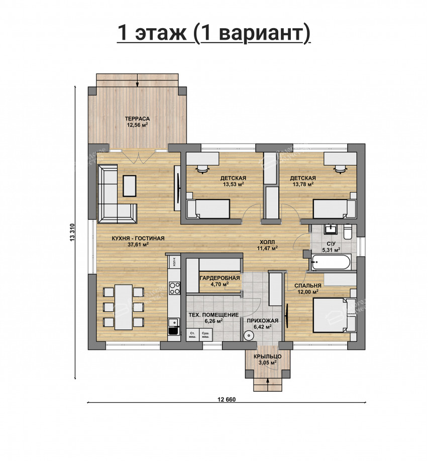  Дом из камня VZ-770